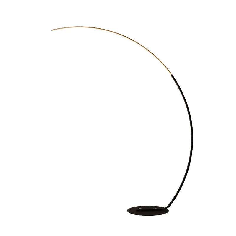 Hengel woonkamer LED-stand-up lamp Acryl moderne vloerverlichting wit licht Clearhalo