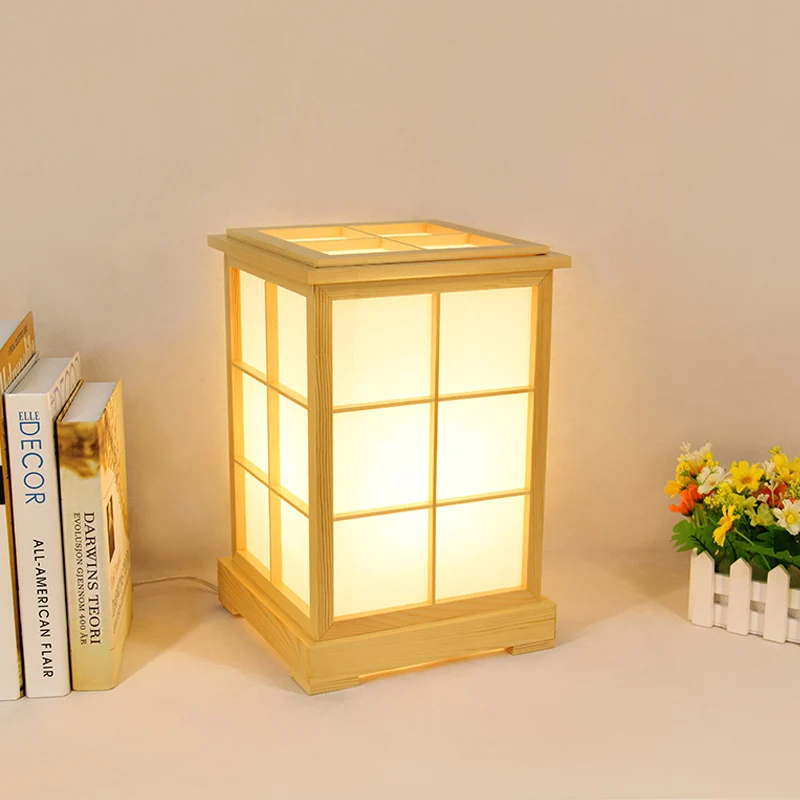 1 hoofdslaapkamer tafellamp Chinees beige leesboeklamp met huishouten kap Clearhalo
