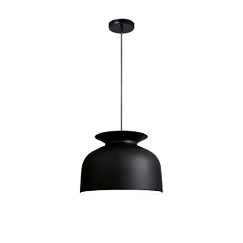 Hotel Restaurant Bowl Hanglamp Metaal Eén licht Moderne monochrome hanglamp Clearhalo