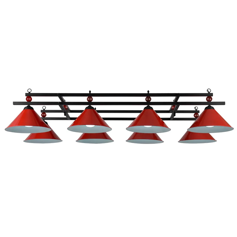 Industriële conische eilandlamp, metalen hangplafondlamp met decoratief biljart Clearhalo