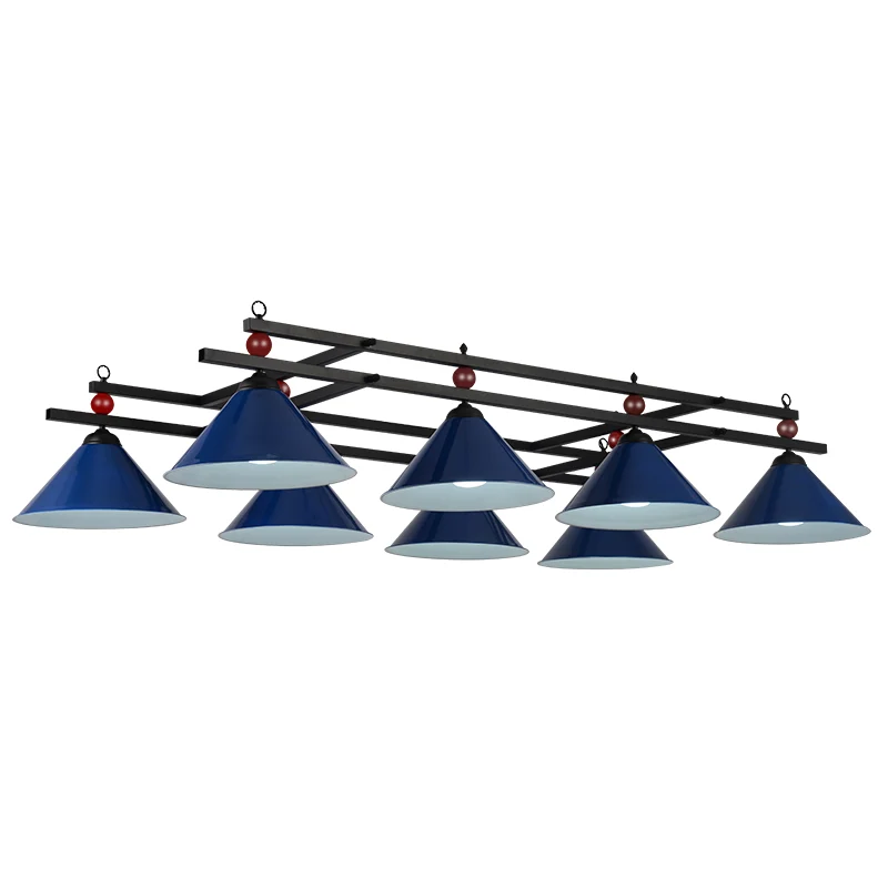 Industriële conische eilandlamp, metalen hangplafondlamp met decoratief biljart Clearhalo
