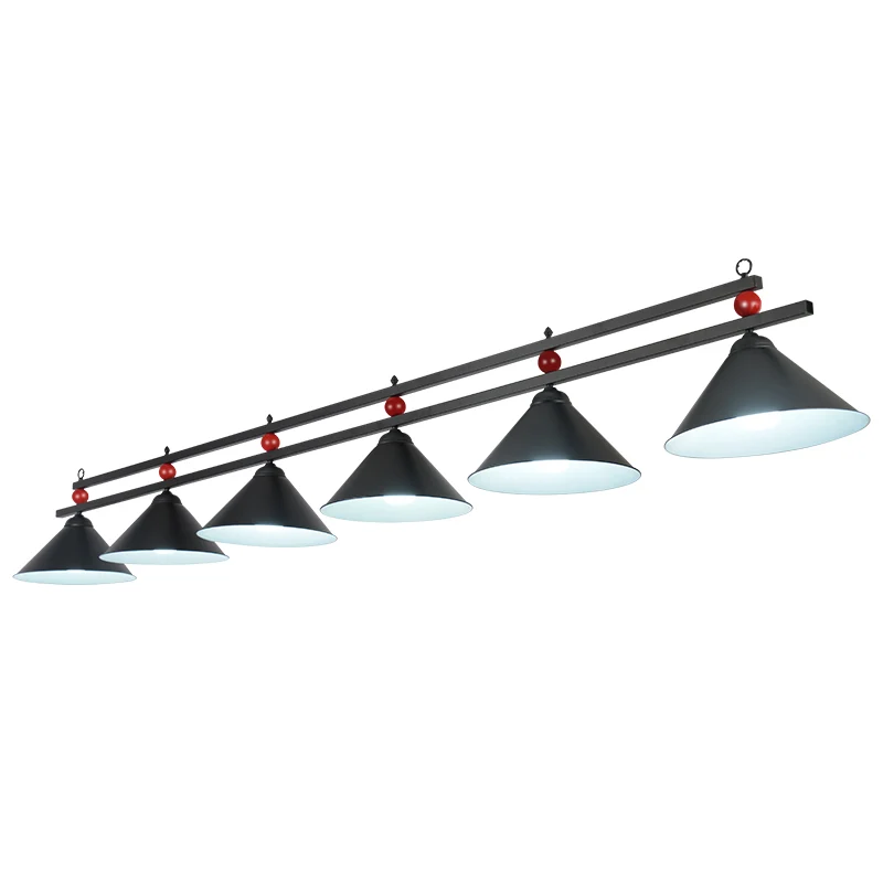 Industriële conische eilandlamp, metalen hangplafondlamp met decoratief biljart Clearhalo