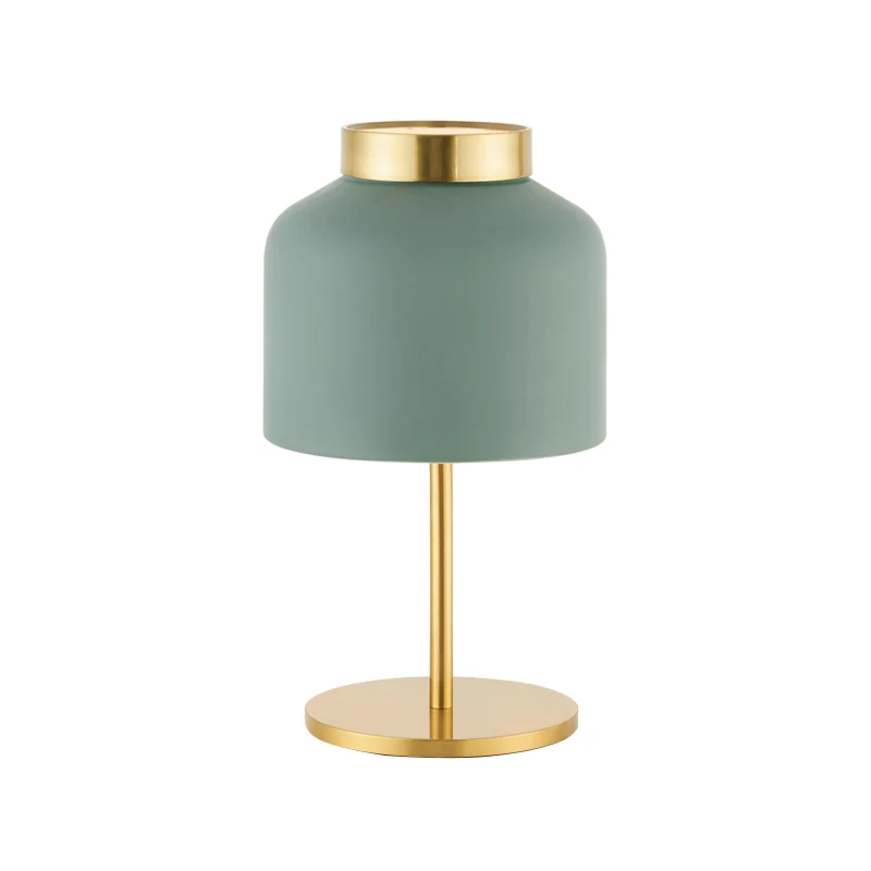 Jar Metaal Nachtkastje Licht Post-Modern 1 Lamp Wit/Blauw Nachtkastje Lamp Voor Eetkamer Clearhalo