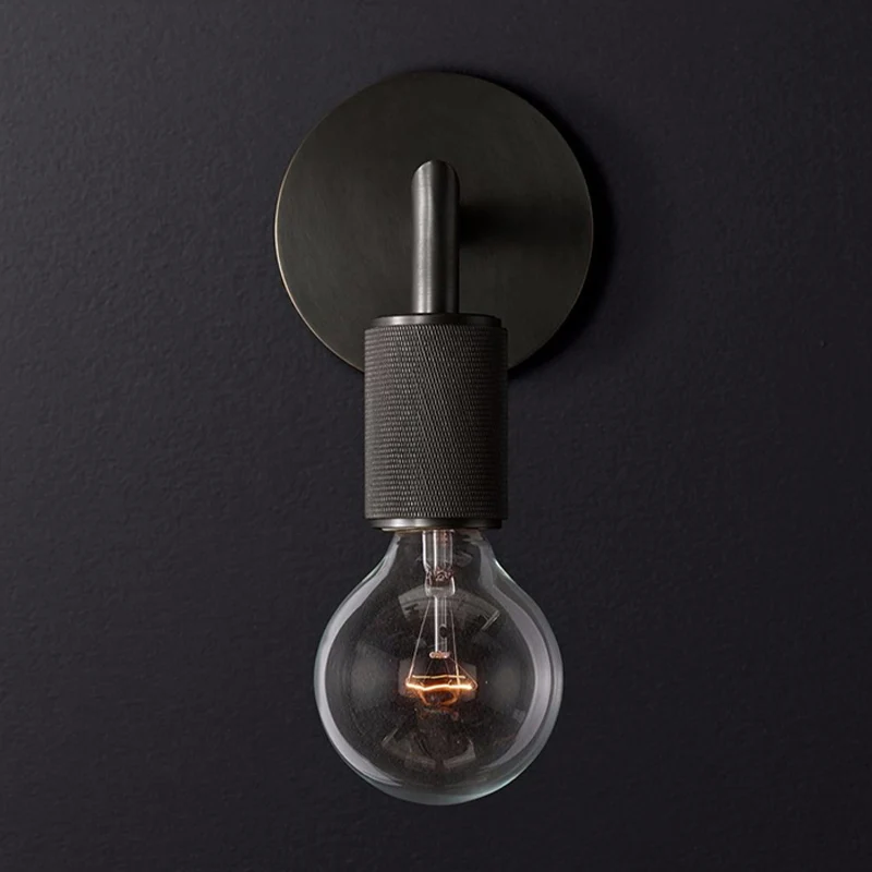 Kale lamp metalen wandverlichtingsarmatuur Minimalistisch 1/2-licht binnen-sconce lamp zwart/messing/chroom met vierkante...