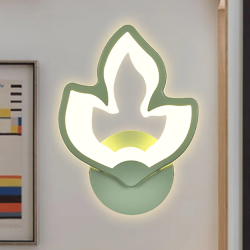 Kinderslaapkamer trapwandlamp acryl metaal cartoon schanslamp met snoepkleur Clearhalo