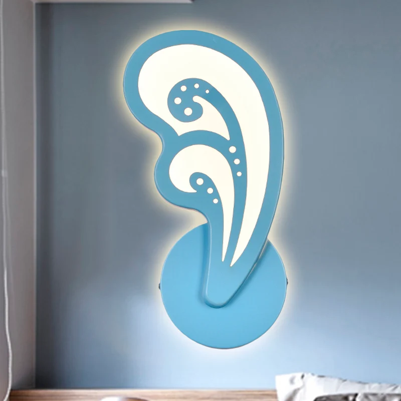 Kinderslaapkamer trapwandlamp acryl metaal cartoon schanslamp met snoepkleur Clearhalo