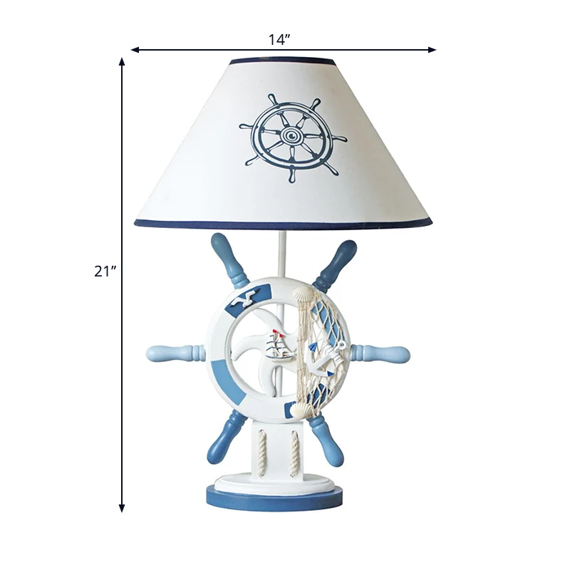 Kinderstijl Roer Tafellamp Hout 1 Hoofd Nachtkastje Nachtlampje Roze/Blauw/Groen met Dimmer/Aan/uit-schakelaar Clearhalo