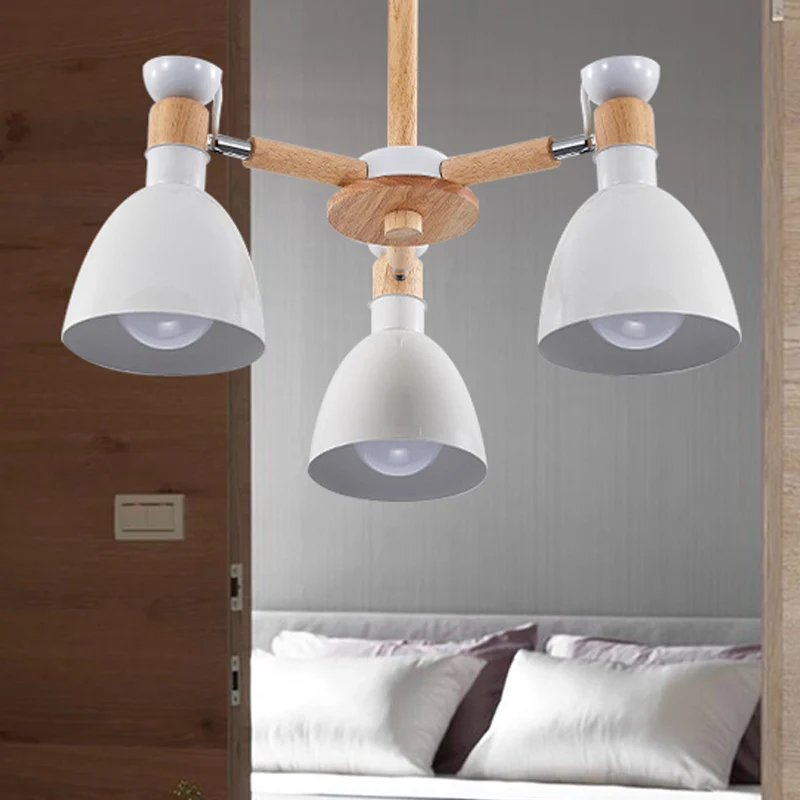 Koepelvormige studeerkamer plafondmontage licht metaal 3-lichts Macaron plafondlamp Clearhalo