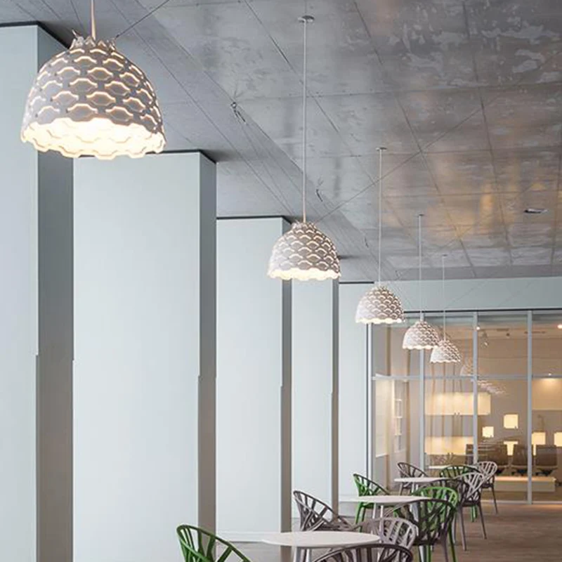 1 kop restaurant hanglamp Nordic 1 kop hanglamp met kom metalen kap Clearhalo