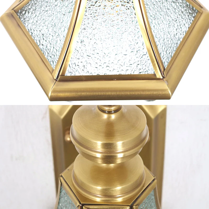 1 Lamp Kalebas Blaker Lamp Traditie Helder/Getextureerd Wit/Crème Glazen Wandverlichtingsarmatuur voor Nachtkastje Clearhalo