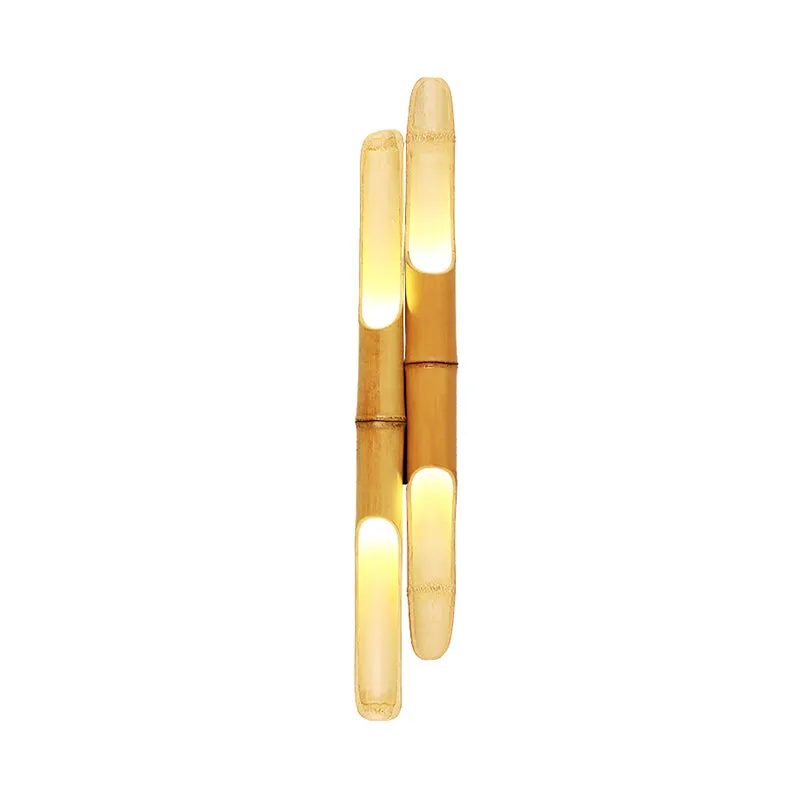 4 lampen slaapkamer wandverlichting Azië beige schanslamp met cilinderhars kap Clearhalo