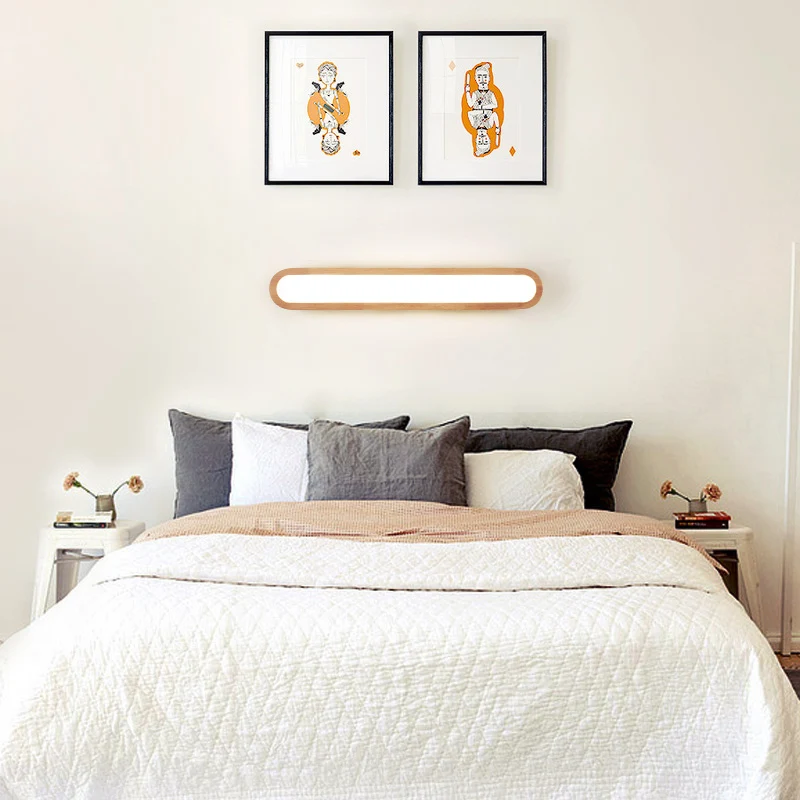 Langwerpige, vlakke wandkandelaar Eenvoud LED-wandlamp met acrylverspreider voor gangpad Clearhalo