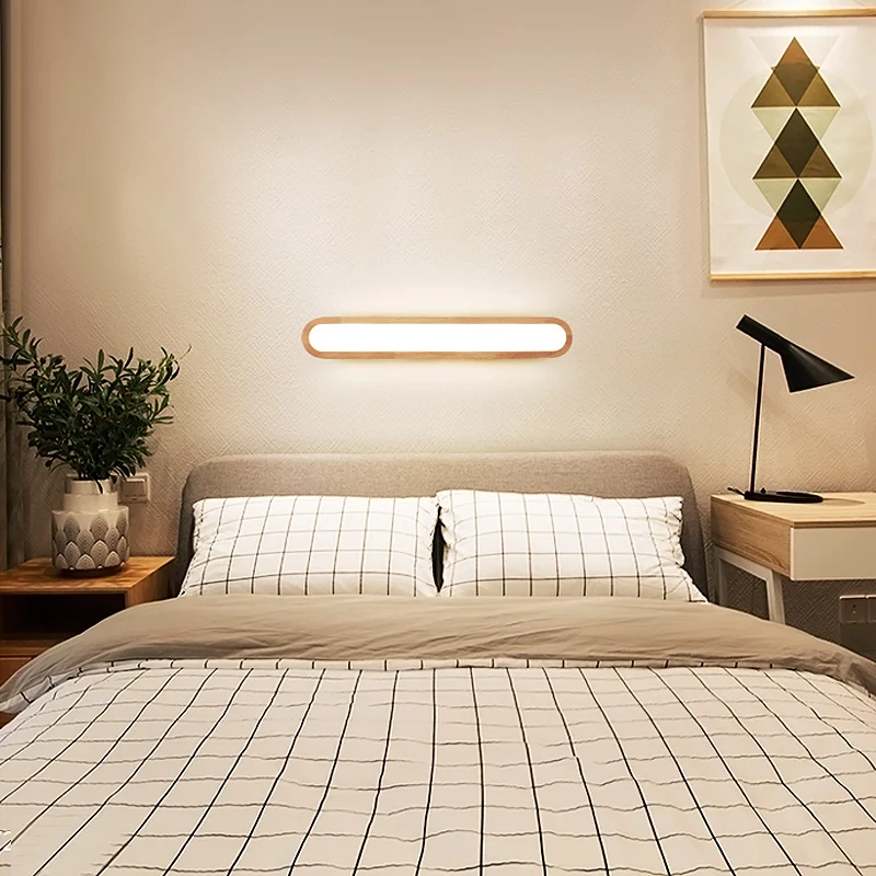 Langwerpige, vlakke wandkandelaar Eenvoud LED-wandlamp met acrylverspreider voor gangpad Clearhalo