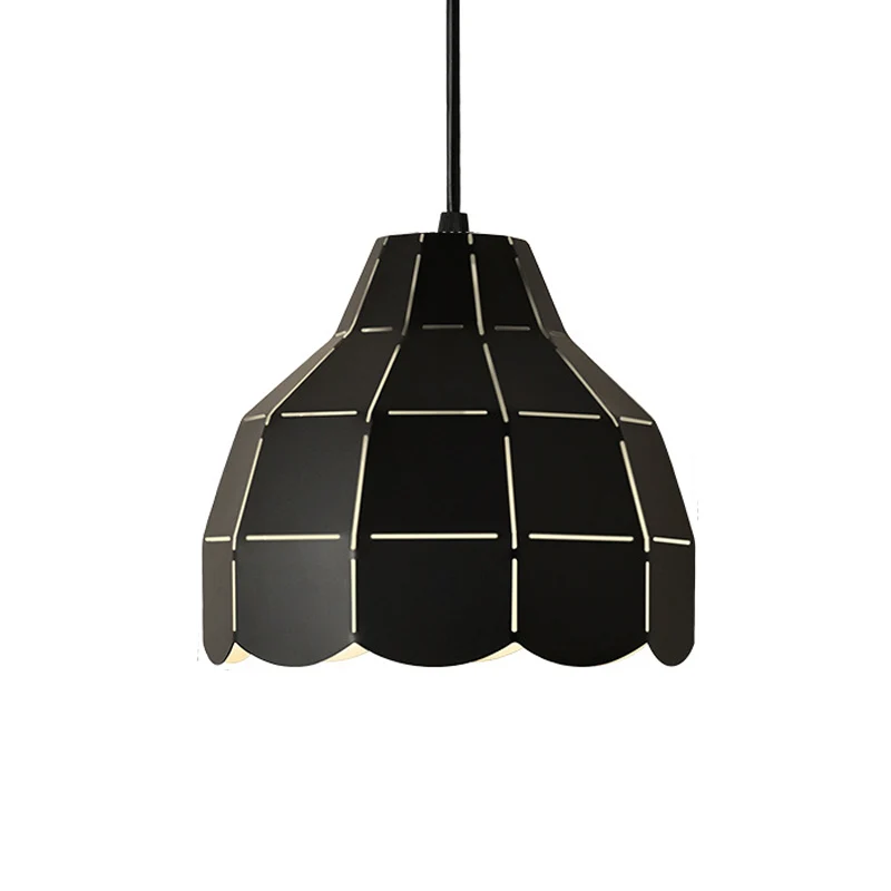 Lasergesneden bloemen aluminium druppelhanger Macaron 1 lamp groen/geel/grijs hangend lichtarmatuur Clearhalo