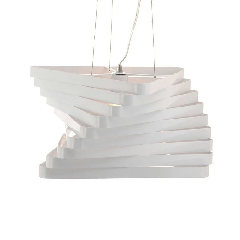 Lasergesneden hanglamp met 1 lamp, moderne metalen plafondhanglamp wit Clearhalo