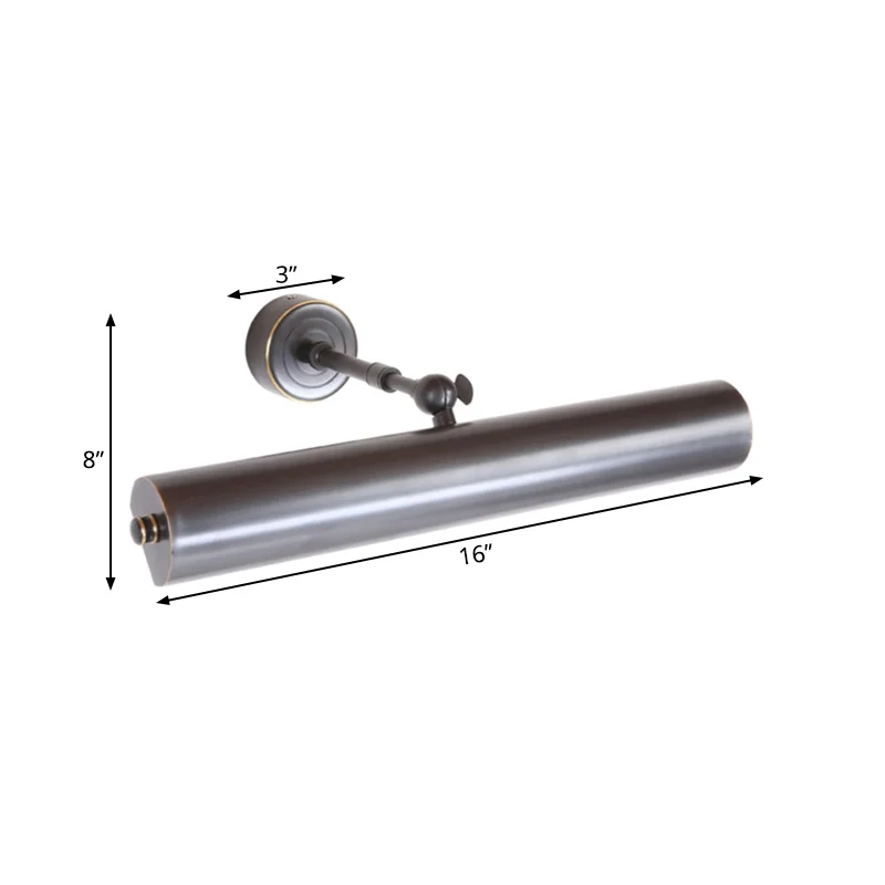Lineaire woonkamerijdelheidslamp Traditioneel metaal 2 lampen Zwart/messing wandlamparmatuur Clearhalo