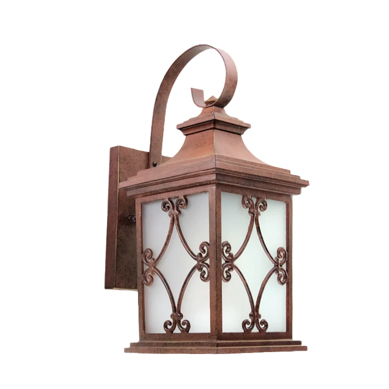 Lodge Birdcage wandkandelaarlamp enkele lamp wandgemonteerd lichtarmatuur koffie voor tuin Clearhalo