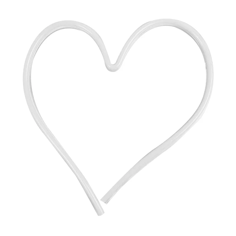 Loving Heart Babykamer-nachtlampje Kunststof USB-aangedreven LED Moderne wandnachtverlichting wit Clearhalo