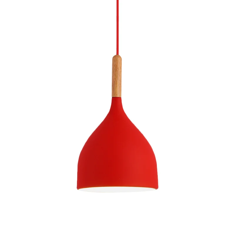 Macaron Raindrop plafondhanglamp aluminium 1-lichts eetkamer hanglampenset grijs/rood/blauw Clearhalo