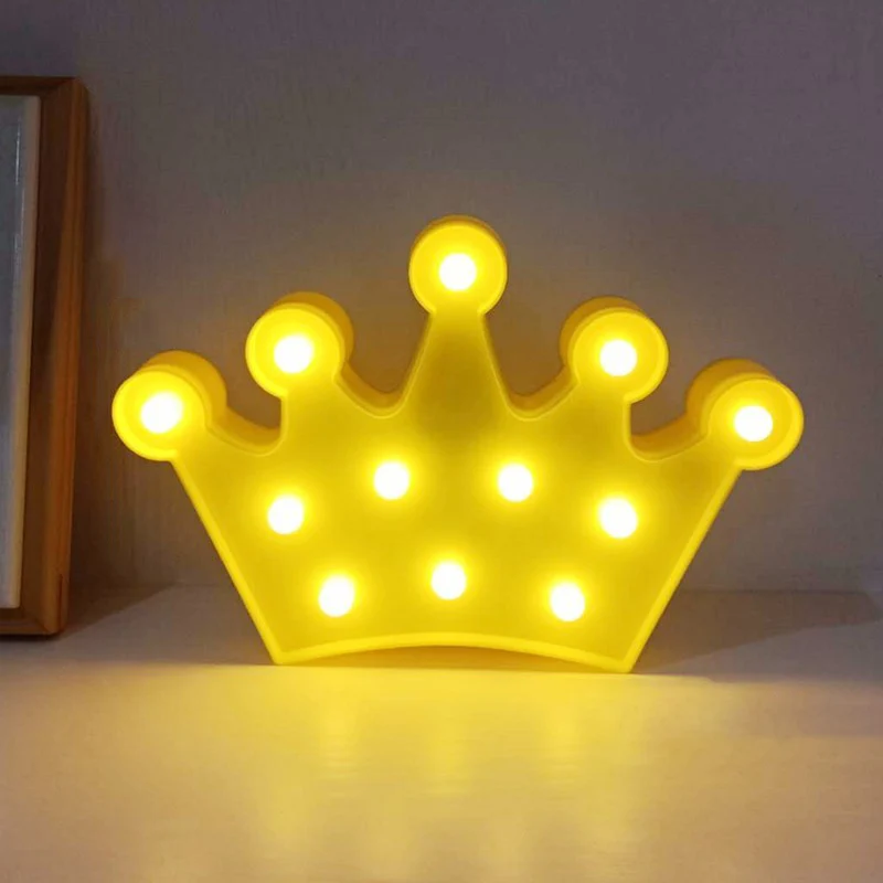 Meisjes Element Plastic Nachtlamp Eigentijds LED-nachtkastjelampje op batterijen Clearhalo