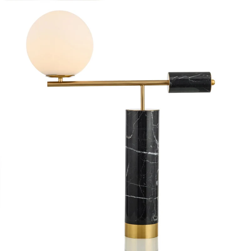 Melkachtig glas Global nachtkastje licht moderniteit 1-lamps zwarte nachtkastjelamp voor woonkamer Clearhalo