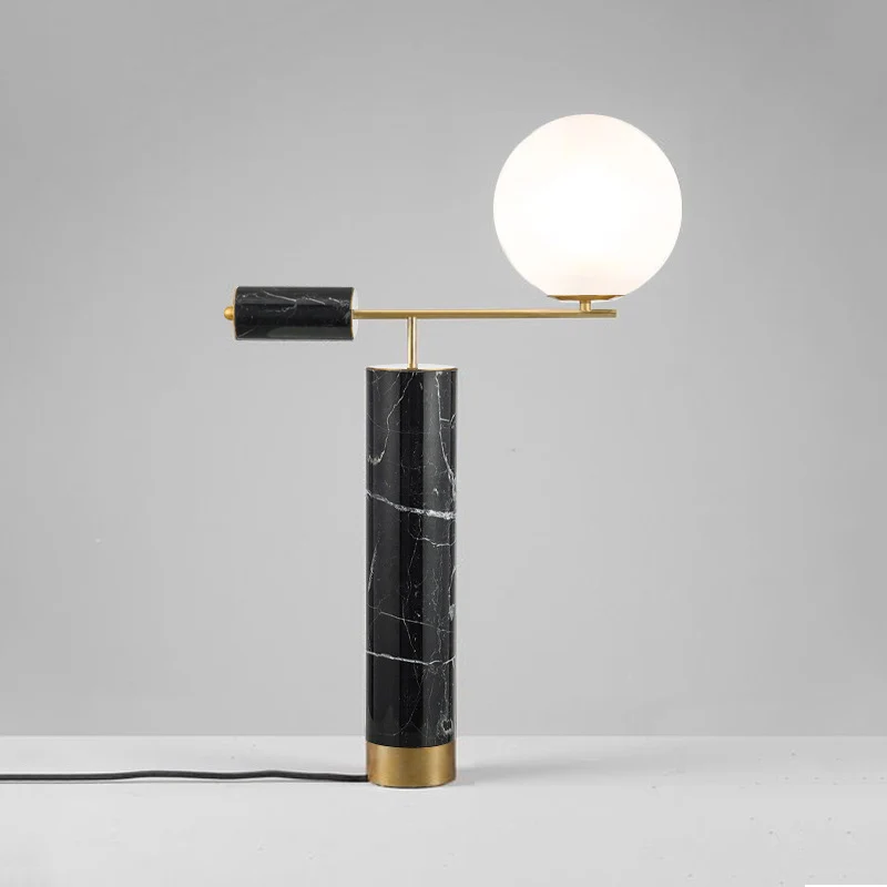 Melkachtig glas Global nachtkastje licht moderniteit 1-lamps zwarte nachtkastjelamp voor woonkamer Clearhalo