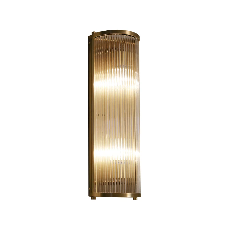 Messing/zwarte afwerking Halfcilindrische wandlamp Midden van de eeuw Metalen 1/2-kops wandgemonteerde lichtarmatuur Clear...