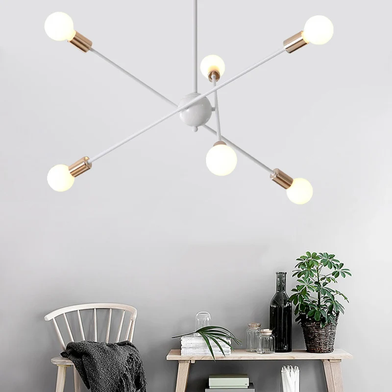 Metal Line Spark kroonluchter eigentijdse hanglamp voor keuken eetkamer Clearhalo