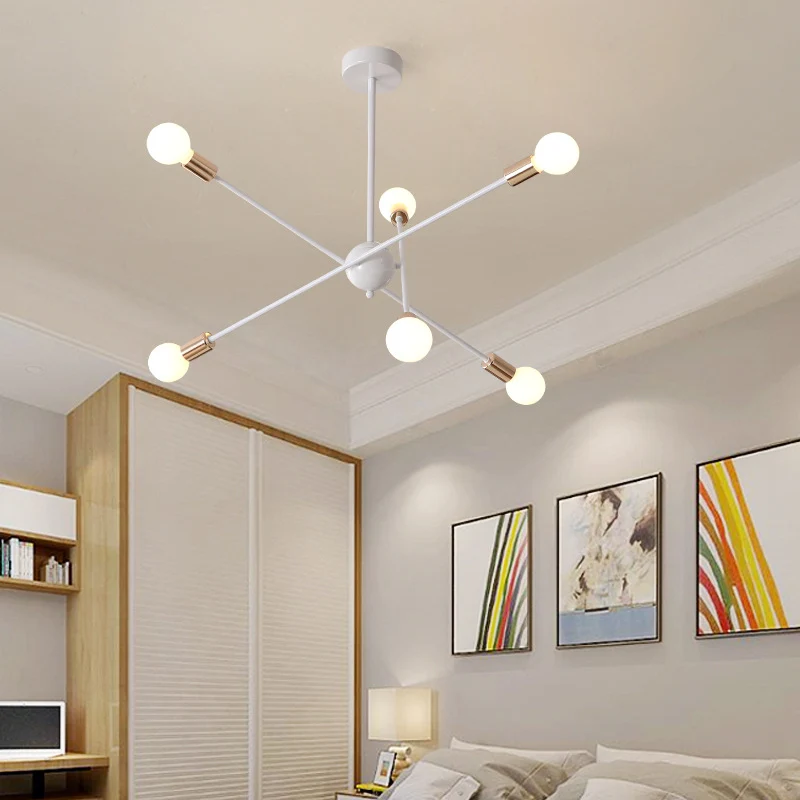 Metal Line Spark kroonluchter eigentijdse hanglamp voor keuken eetkamer Clearhalo