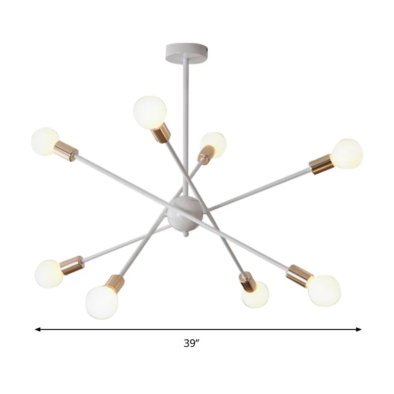 Metal Line Spark kroonluchter eigentijdse hanglamp voor keuken eetkamer Clearhalo