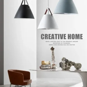 Metalen conische ophanging hanger minimalistische stijl hangende plafondlamp voor woonkamer Clearhalo