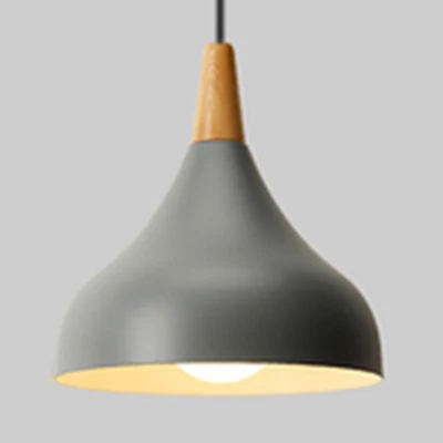Metalen ui plafond hanglamp kleuterschool Eén lichte Macaron Loft hanglamp Clearhalo