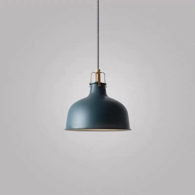 Metalen schuur hangende verlichting Moderne hanglamp met 1 kop voor eetkamer Clearhalo
