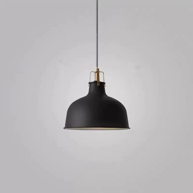 Metalen schuur hangende verlichting Moderne hanglamp met 1 kop voor eetkamer Clearhalo
