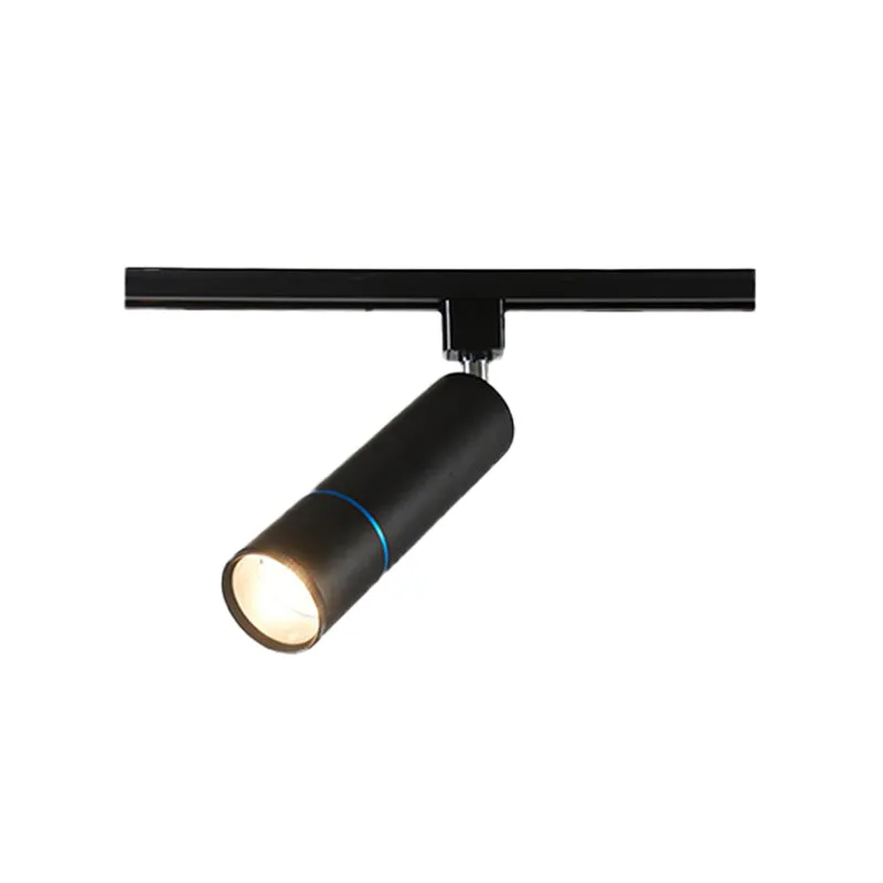 Minimalisme Pipe semi-inbouwlamp aluminium LED-restaurant inbouwplafondlamp groen/zwart Clearhalo