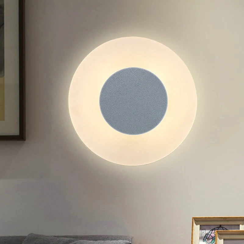 Minimalistische ultradunne acryl schanslamp LED-wandlamp schans warm/wit/natuurlijk licht Clearhalo