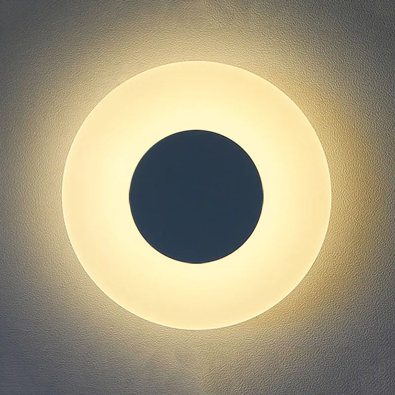Minimalistische ultradunne acryl schanslamp LED-wandlamp schans warm/wit/natuurlijk licht Clearhalo