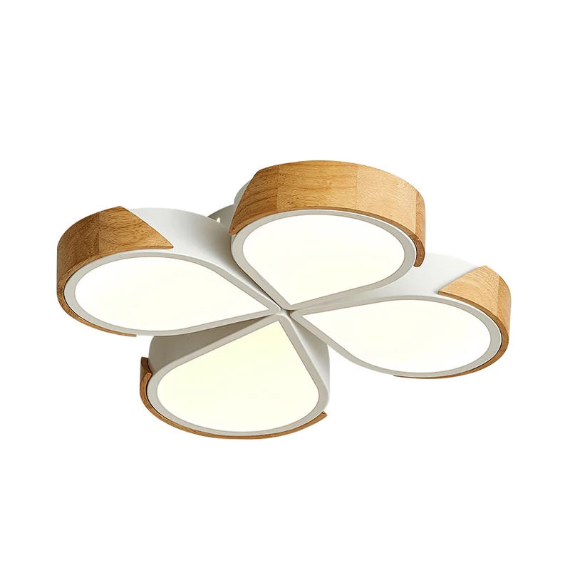Moderne bloem inbouw plafondlamp acryl witte plafondlamp voor slaapkamer Clearhalo