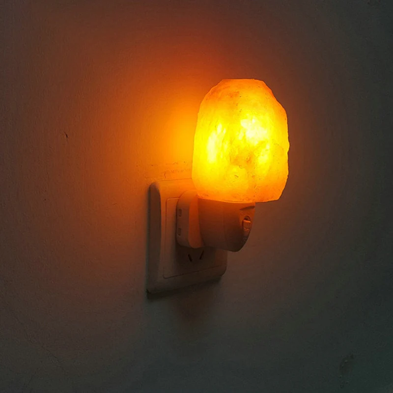 Moderne creatieve stenen wandlamp Energiebesparend wit plug- LED-nachtlampje voor gang Clearhalo