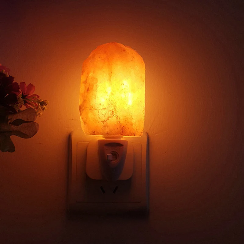 Moderne creatieve stenen wandlamp Energiebesparend wit plug- LED-nachtlampje voor gang Clearhalo