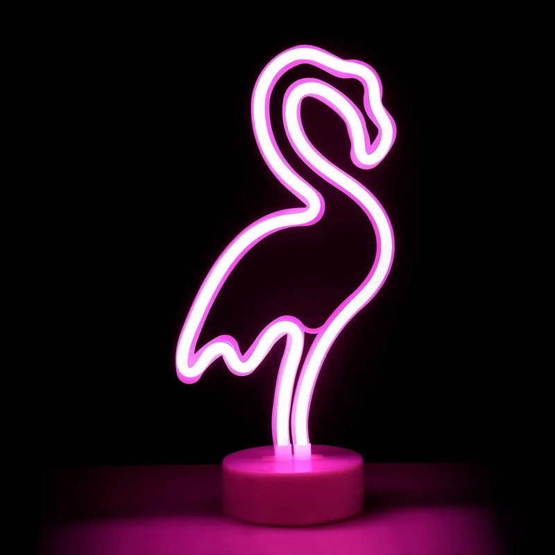 Neonbord kleine LED-nachtverlichting Kinder plastic witte batterij tafellamp voor slaapkamer Clearhalo