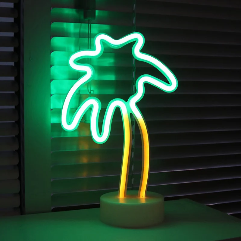 Neonbord kleine LED-nachtverlichting Kinder plastic witte batterij tafellamp voor slaapkamer Clearhalo