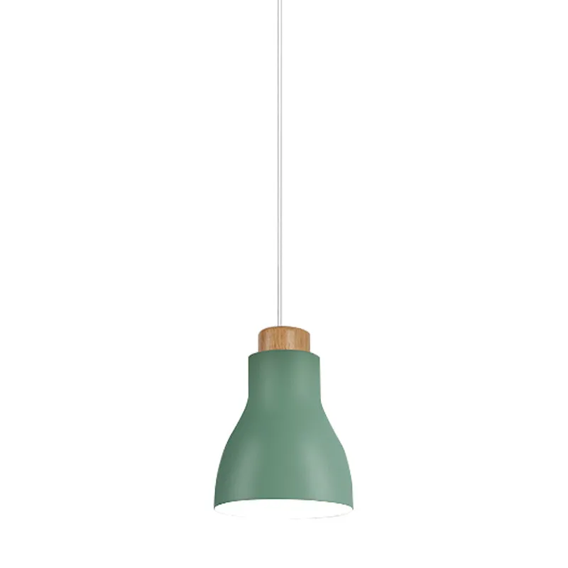Nordic hanglamp met halve fles, één kop, metalen hanglamp voor balkon, studeerkamer Clearhalo