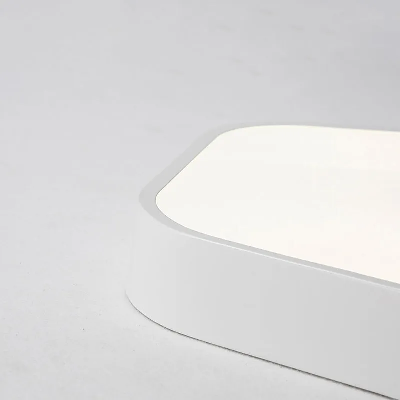 Pentagon Slim Panel Inbouwlamp Eenvoudige stijl acrylplafondlamp voor studeerkamer Clearhalo