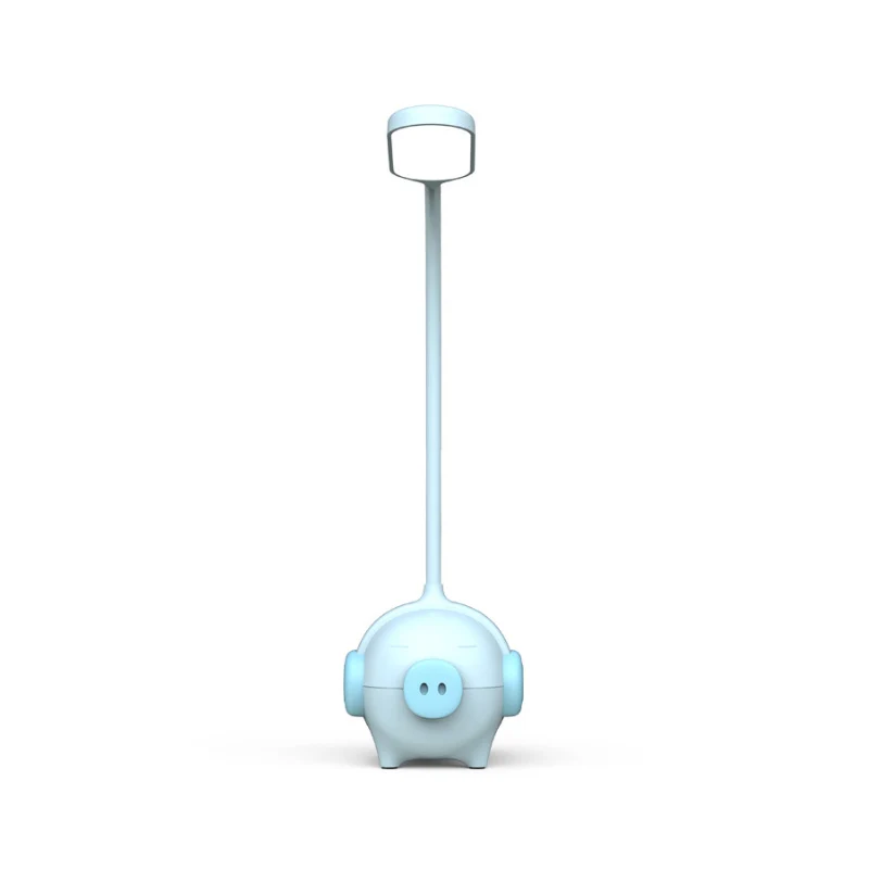 Piggy Kindergarten LED Bureaulamp 1 Hoofd Dierenleeslamp met flexibele zwanenhals Clearhalo