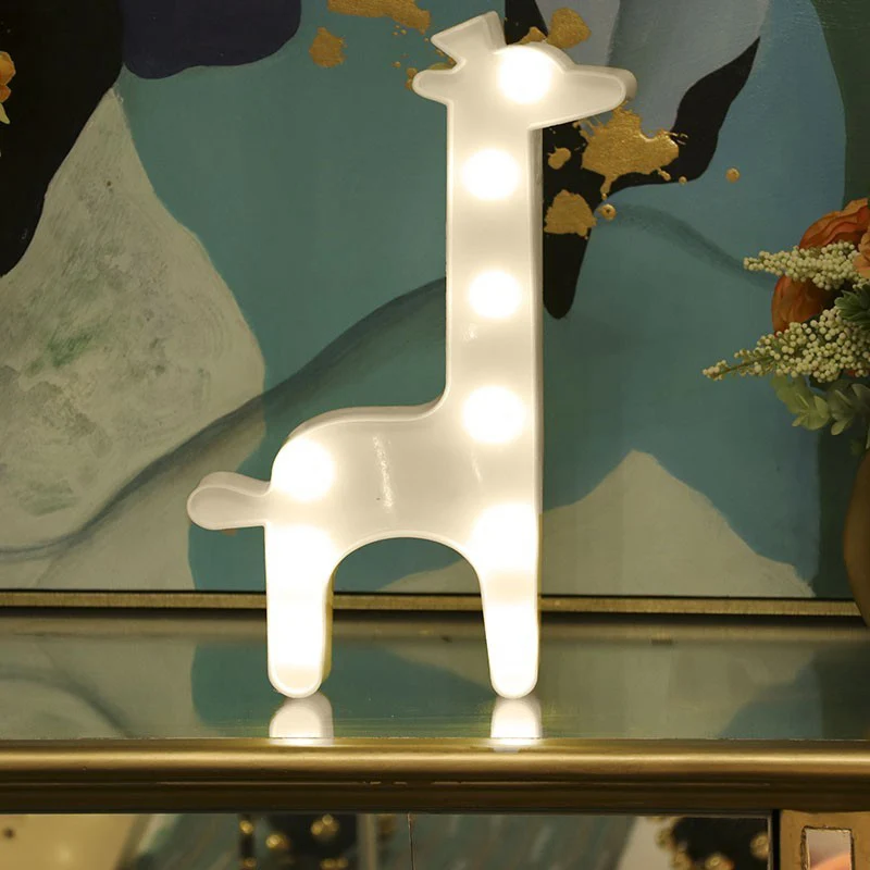 Plastic Cartoon Art Wandlamp Minimalistische LED-nachtkastjeverlichting op batterijen Clearhalo