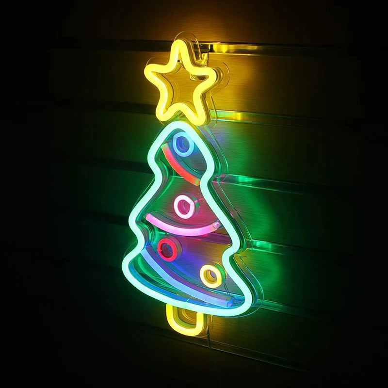 Plastic cartoonvormige USB-wandverlichting Artistiek LED-neon-nachtlampje voor woonkamer Clearhalo