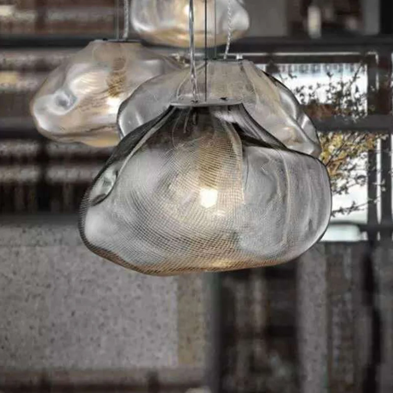 Post Modern Cloud Suspension Lighting Verstelbare koord hangende hanglamp Clearhalo