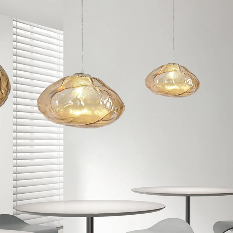 Post Modern Cloud Suspension Lighting Verstelbare koord hangende hanglamp Clearhalo