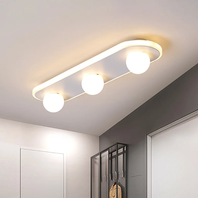 Rechthoekig acryl semi-inbouw modernistisch 3/4/6 licht wit led semi-inbouw armatuur wit/warm licht Clearhalo